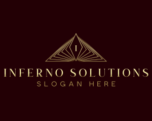 Elegant Triangle Diamond Logo