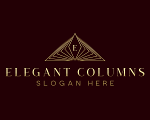 Elegant Triangle Diamond logo design