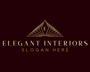 Elegant Triangle Diamond logo design