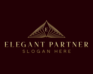 Elegant Triangle Diamond logo design