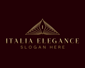 Elegant Triangle Diamond logo design