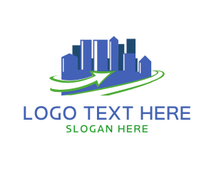 Metropolitan - Metropolitan City Property logo design
