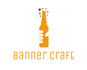 Beer Bottle Bar logo design