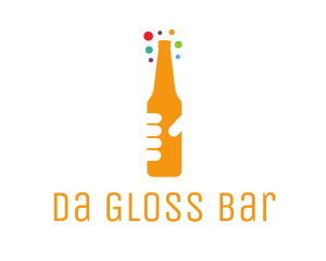 Beer Bottle Bar logo design