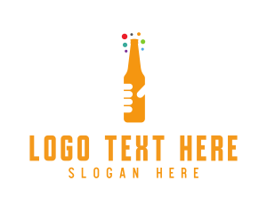 Gastro - Beer Bottle Bar logo design