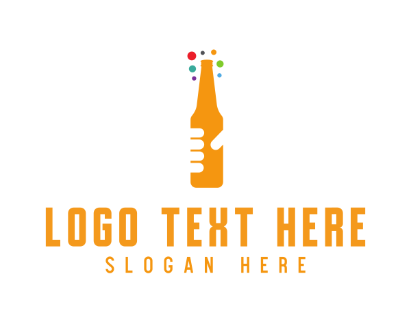 Grip - Beer Bottle Bar logo design