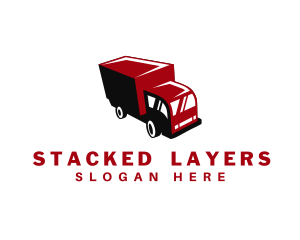 Truck Transport Shipping logo design