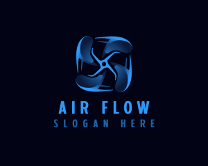 Propeller HVAC Ventilation logo design