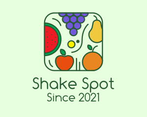 Shake - Fruit Food App logo design