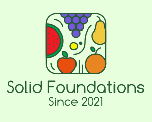 Juice Stand - Fruit Food App logo design