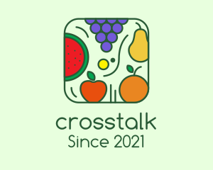 Healthy - Fruit Food App logo design