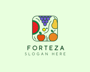 Fruit Food App  logo design