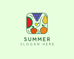 Fruit Food App  logo design