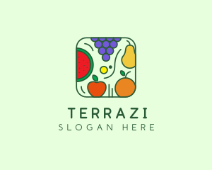 Fruit Food App  logo design