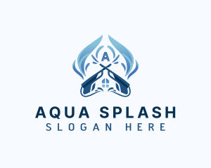 Splash Pressure Washing House logo design