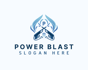 Splash Pressure Washing House logo design