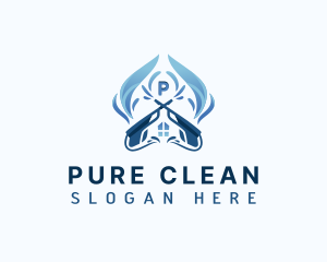 Splash Pressure Washing House logo design