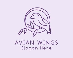 Avian Bird Plant logo design