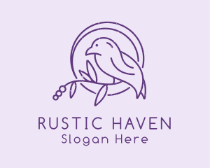 Avian Bird Plant logo design