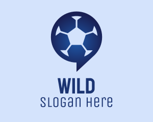 Ball - Soccer Chat App logo design