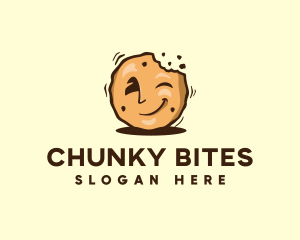 Cartoon Food Cookie logo design