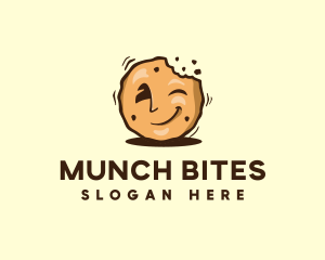 Cartoon Food Cookie logo design