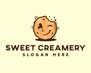 Cartoon Food Cookie logo design