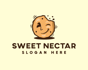 Cartoon Food Cookie logo design