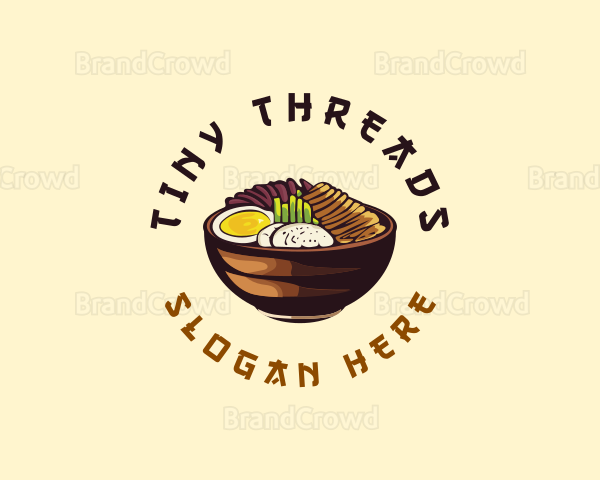 Korean Asian Food Logo