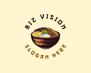 Korean Asian Food logo design