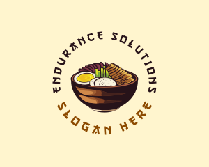 Korean Asian Food logo design