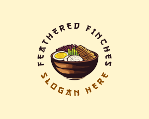 Korean Asian Food logo design