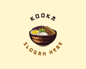 Korean Asian Food logo design