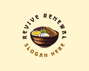 Korean Asian Food logo design