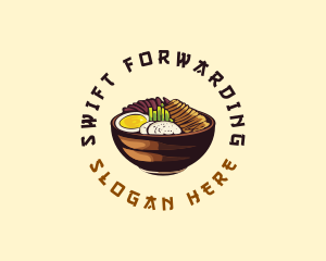 Korean Asian Food logo design