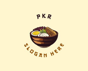 Korean Asian Food logo design