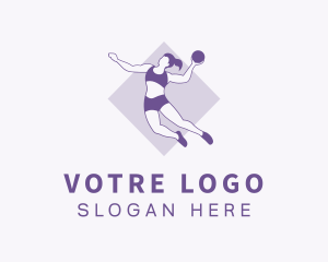 Violet - Violet Basketball Dunk logo design
