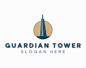 Tower Landmark Architecture logo design