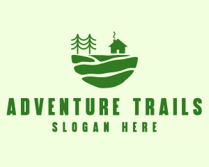 Campsite Outdoor Adventure logo design