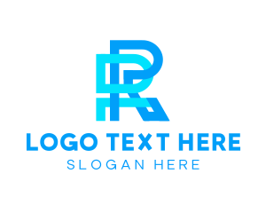 Abstract Letter R & R Logo
