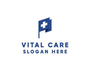 Medical - Cross Medical Flag logo design