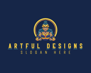 Hera Goddess Deity logo design