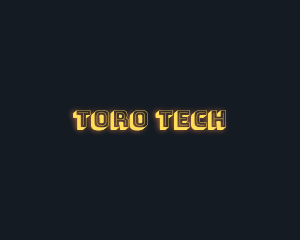 Cyber Tech Glow logo design