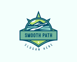 Mountain Path Location logo design