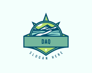 Map - Mountain Path Location logo design