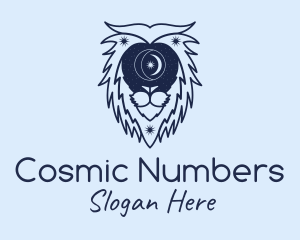 Numerology - Astral Zodiac Lion logo design