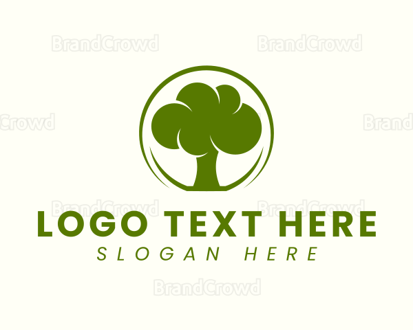 Green Tree Plant Logo