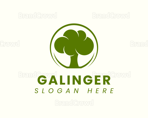 Green Tree Plant Logo