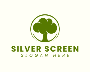 Green Tree Plant Logo