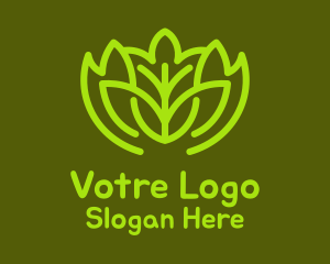 Green Botanical Garden  Logo